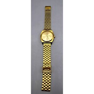 Nixon The Time Teller Minimal Gold Stainless Steel Japan Movement Watch